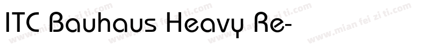 ITC Bauhaus Heavy Re字体转换
